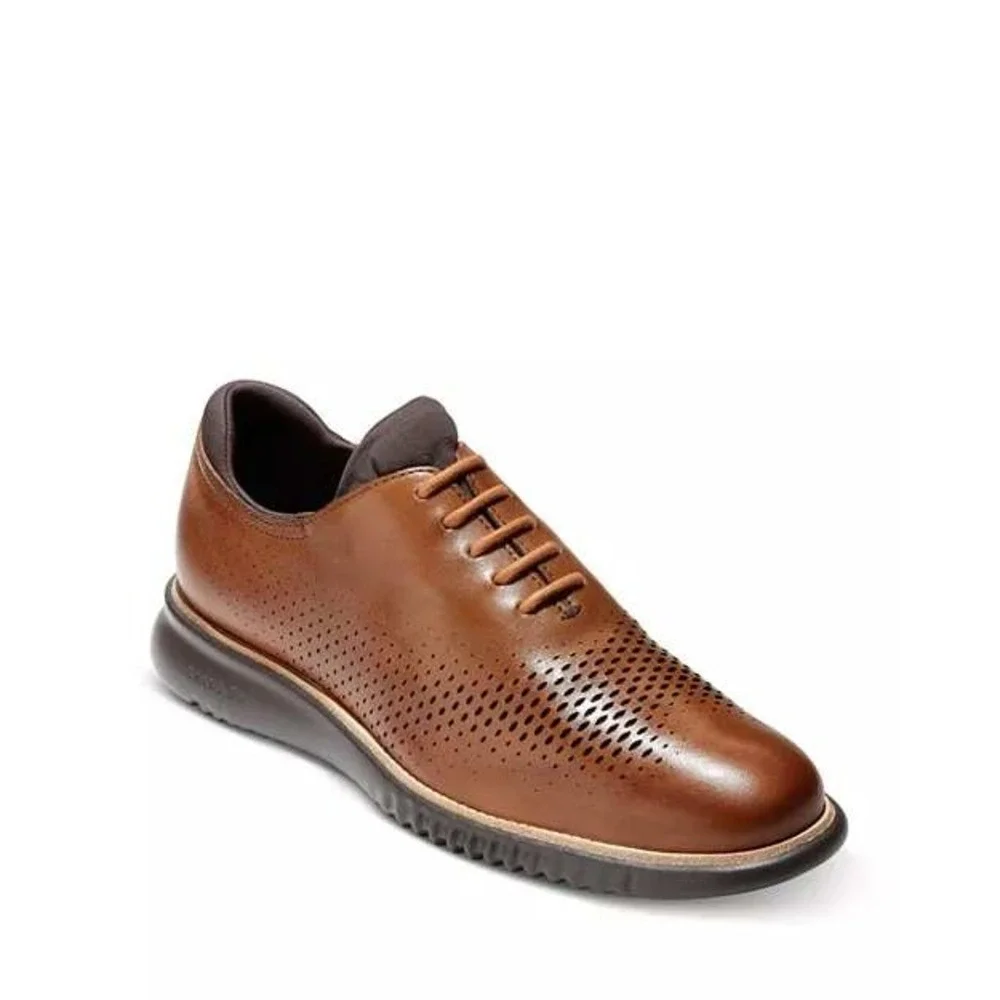 Cole Haan Men's 2.ZEROGRAND Laser Wingtip Oxford Shoes- 11.5